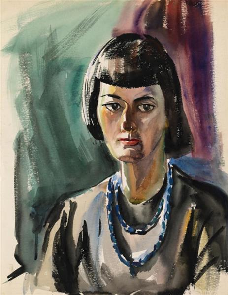 Woman with Necklace - Lois Mailou Jones