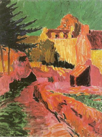 Houses of Lezaven, c.1894 - Roderic O'Conor