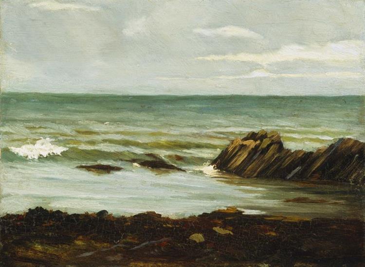 On the Shore, Aberystwyth, 1885 - Родерик О’Конор