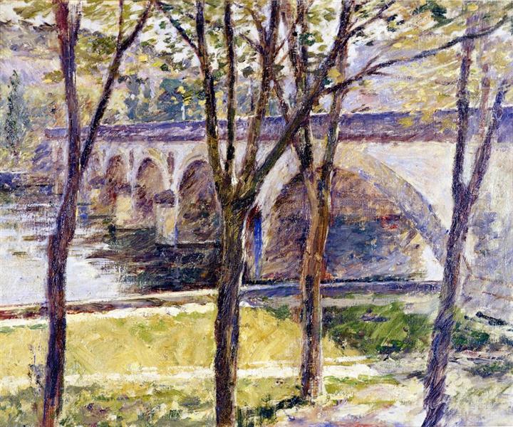 Bridge near Giverny, c.1892 - Теодор Робинсон