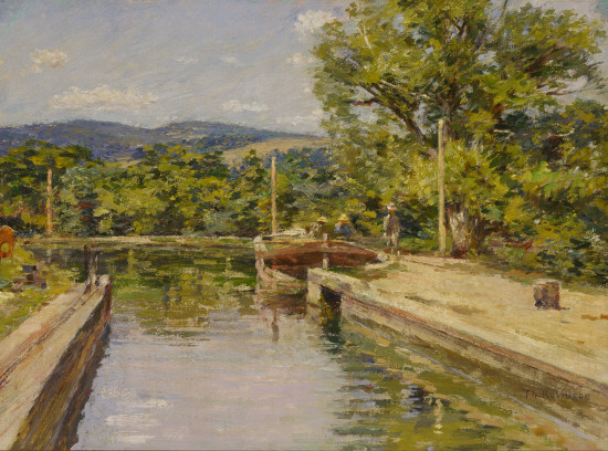 Canal Scene, 1893 - Теодор Робинсон
