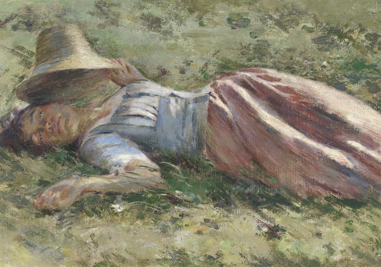 In the Sun, 1891 - Theodore Robinson