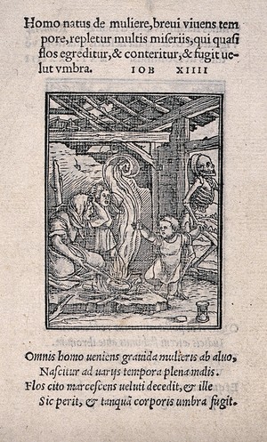 The dance of death: the child, c.1525 - Ганс Гольбайн молодший
