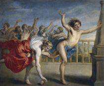 Hippomenes and Atalanta - Jacob Peter Gowy