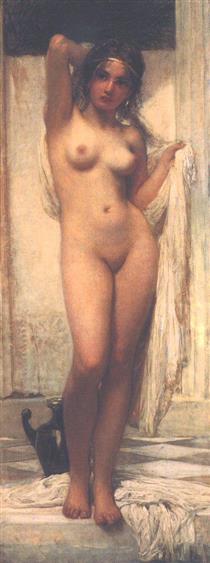 Bathing Woman - Károly Lotz