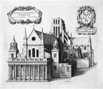 St Paul's from the West - Wenceslaus Hollar