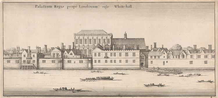 Palatium Regis Prope Londinum, Vulgo Whitehall, c.1647 - Václav Hollar