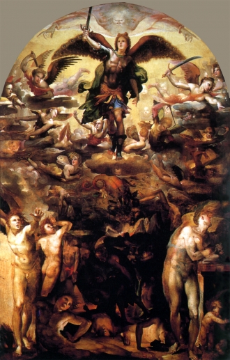 The Fall of the Rebel Angels, 1528 - Domenico Beccafumi