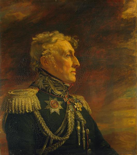 Portrait of Burkhard Maksimovich Berg, Russian Lieutenant General, c.1823 - c.1825 - George Dawe