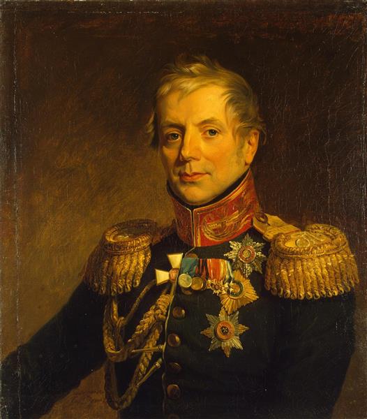 Portrait of Pyotr P. Konovnitsyn, c.1825 - George Dawe - WikiArt.org