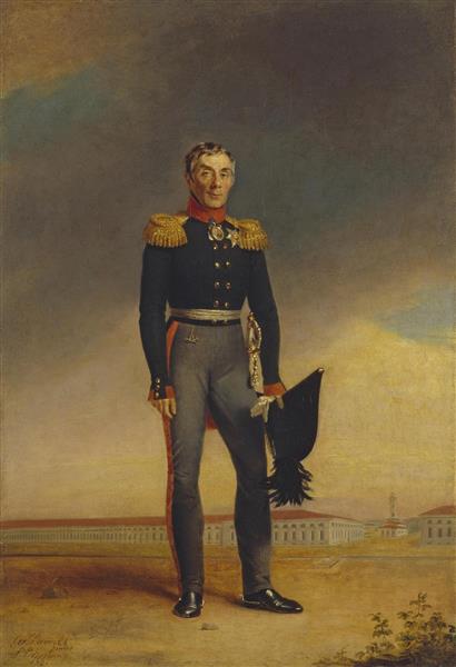 Portrait of Count Alexey Arakcheyev, 1823 - Джордж Доу
