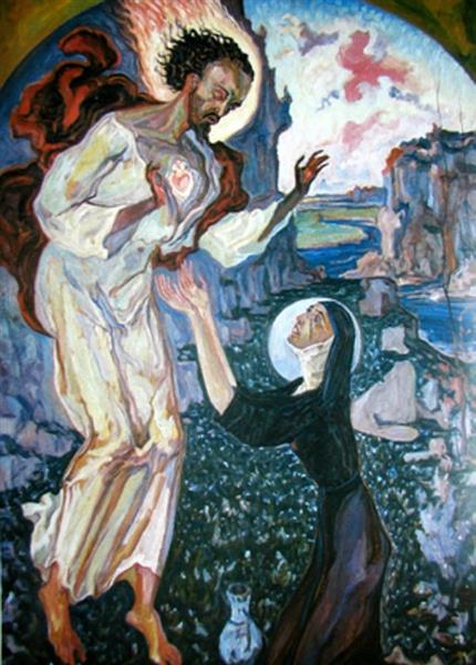Heart of Jesus, 1913 - Алексей Харлампиевич Новаковский