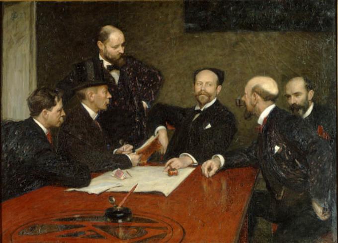 The Council of the Society of Artists, 1903 - Эжен Янсон