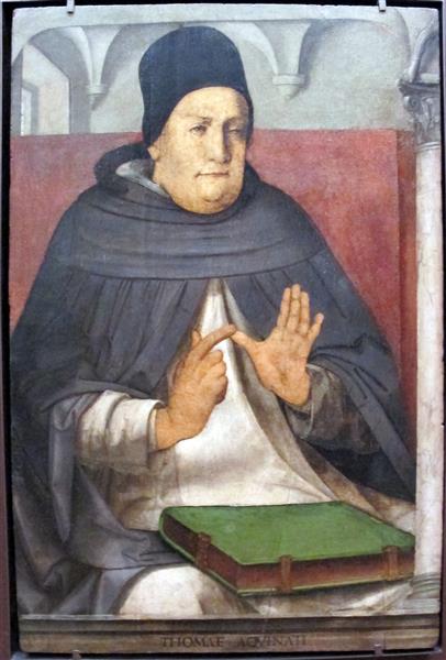 Saint Thomas Aquinas, c.1476 - Justus van Gent