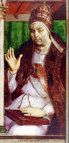 Pope Sixtus IV, c.1476 - Joos van Wassenhove