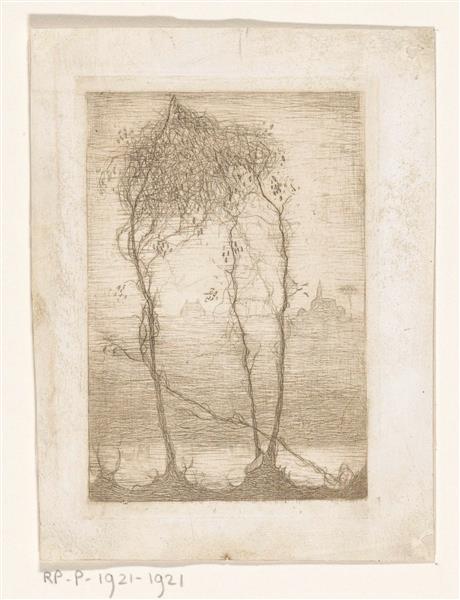 Three trees, 1913 - Jan Mankes