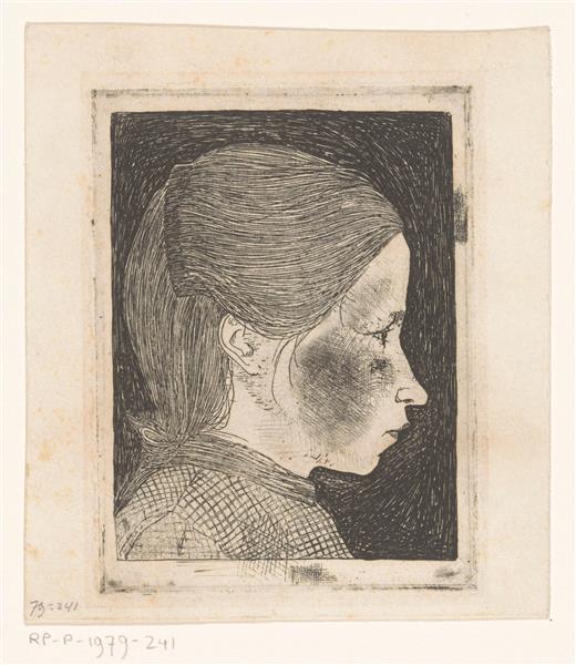 Head of a girl, 1914 - Jan Mankes
