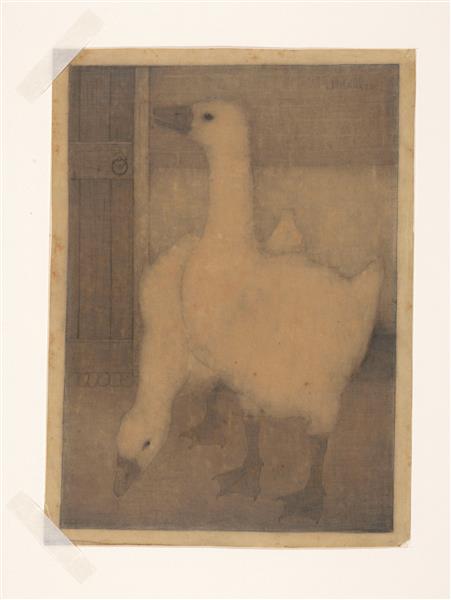 Two geese, c.1920 - Jan Mankes