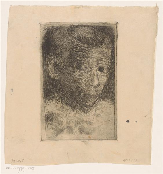 Self Portrait, 1915 - Jan Mankes