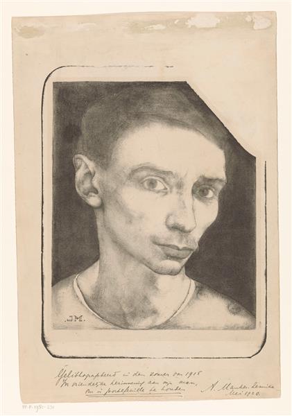 Self portrait, 1915 - Jan Mankes