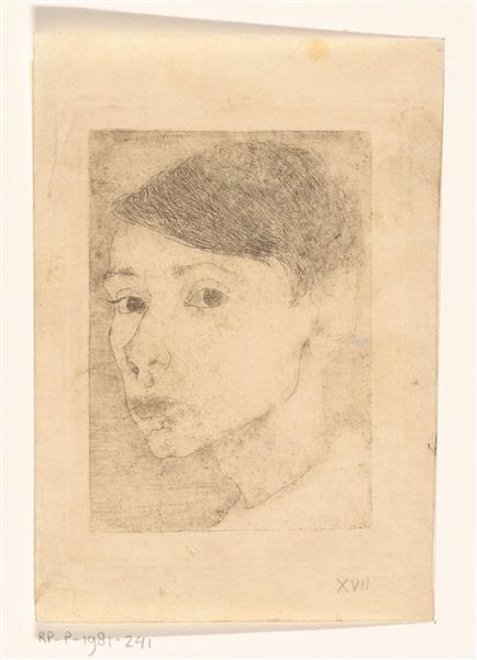 Self Portrait, 1913 - Jan Mankes