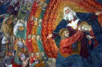 Coronation of Mary (detail) - Ambrogio Bergognone