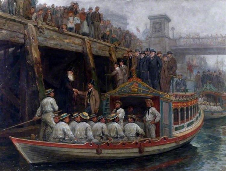 Barge Day, 1891 - Ralph Hedley