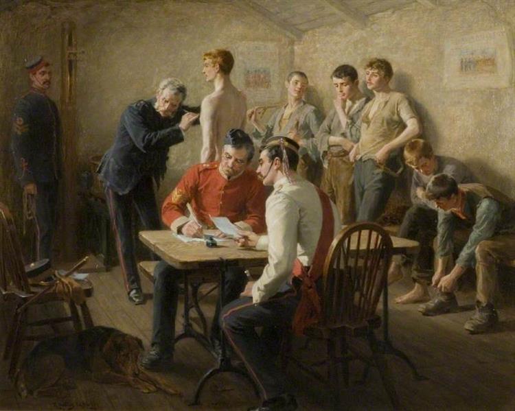 Passing the Doctor, 1896 - Ralph Hedley