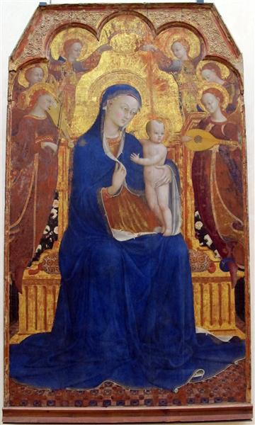 Madonna and Child with Angels, c.1437 - c.1444 - Il Sassetta (Stefano di Giovanni)