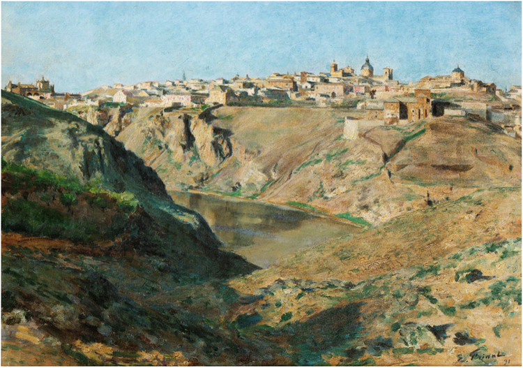 View of Toledo, 1891 - Émile Friant