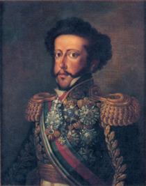 Retrato Do Imperador D. Pedro I Em Traje Imperial - Simplício de Sá