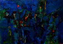 Blue Composition - Александр Григорьевич Боген