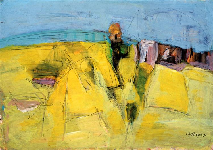 Safed in Yellow, 1971 - Alexander Bogen