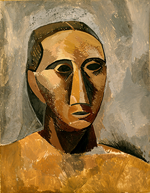 Жіноча голова, c.1908 - Пабло Пікассо
