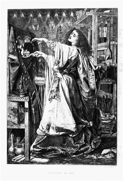The Sixties (Morgan le Fay), c.1904 - Frederick Sandys
