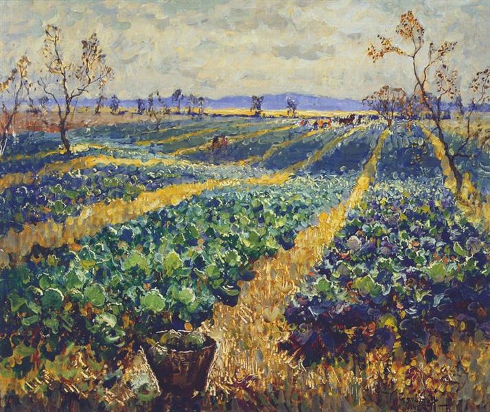 Cabbage Field, 1942 - Konstantin Gorbatov