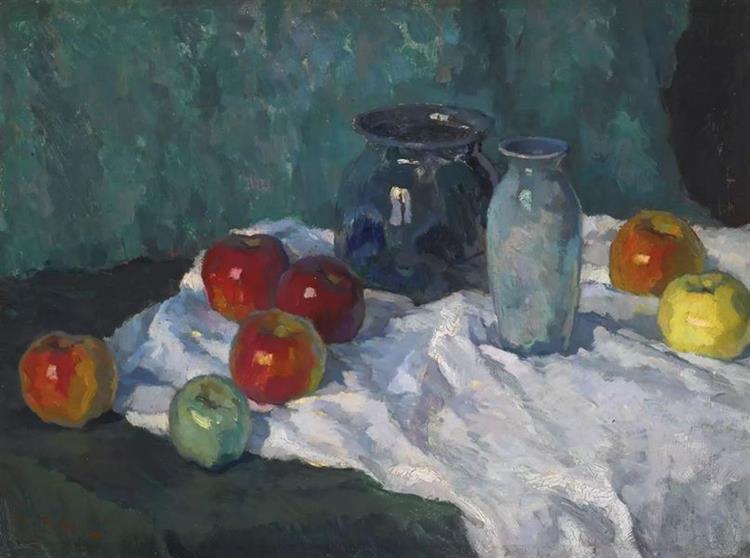Still Life with Apples, 1913 - Konstantin Gorbatov