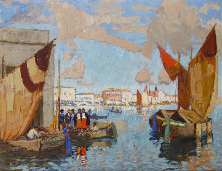 The Grand Canal, Venice, 1927 - Konstantin Ivanovich Gorbatov