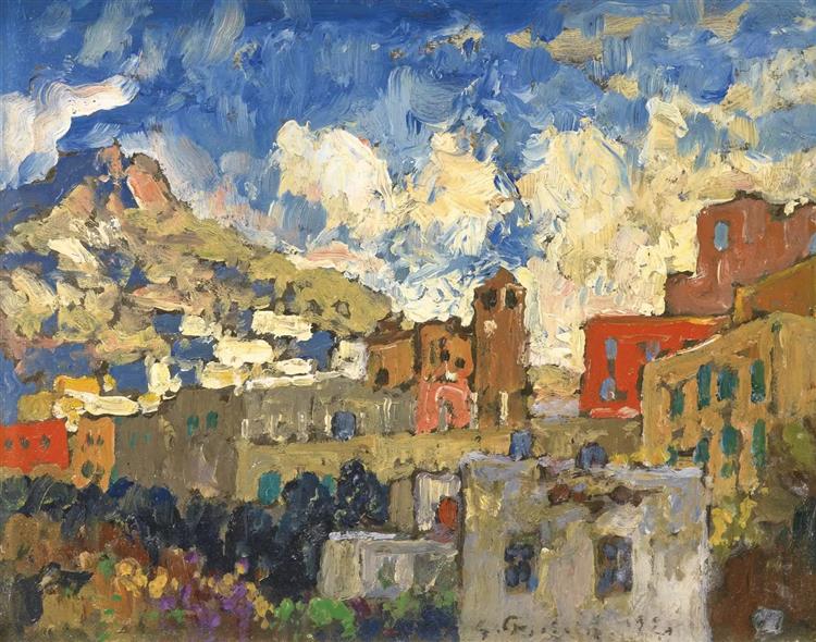 View of Capri, 1926 - Konstantin Gorbatov