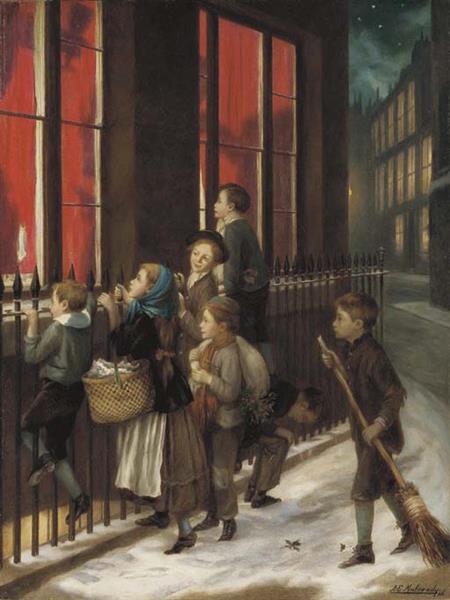 The Little Spys, 1886 - Augustus Edwin Mulready