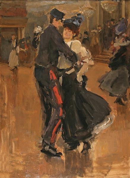 Dancing at the Moulin Galette, c.1906 - Isaac Israels