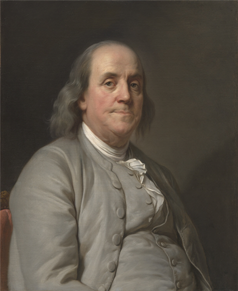 Benjamin Franklin, 1785 - Joseph Siffred Duplessis