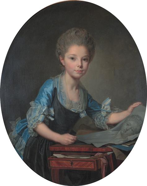 La Jeune Artiste, c.1765 - Жозеф Дюплесси