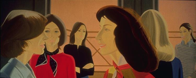 Six Women, 1975 - Алекс Кац
