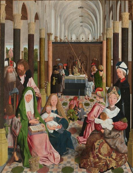 The Holy Kinship, c.1495 - Geertgen tot Sint Jans