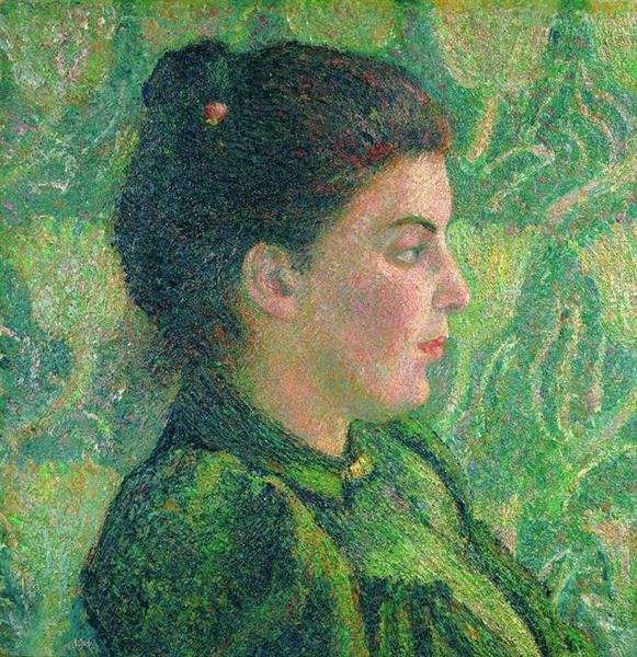 Esther Bensusan, the Artist's Wife, 1893 - Lucien Pissarro