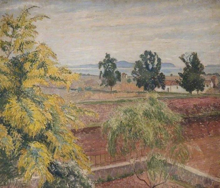 Mimosa, Lavandou, 1923 - Lucien Pissarro