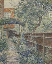 My Studio Garden - Lucien Pissarro