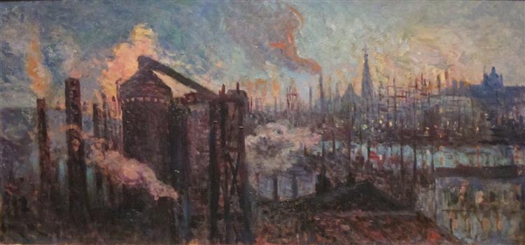 Large Industrial City, 1899 - Максимильен Люс