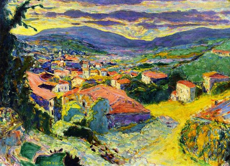 Landscape at Le Cannet, c.1938 - Пьер Боннар